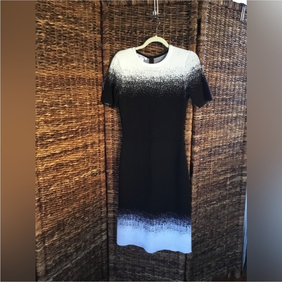 Oscar de la Renta Dresses & Skirts - OSCAR DE LA RENTA SHORT SLEEVE DRESS BACK HIDDEN ZIP SIZE MEDUIM VIRGIN WOOL